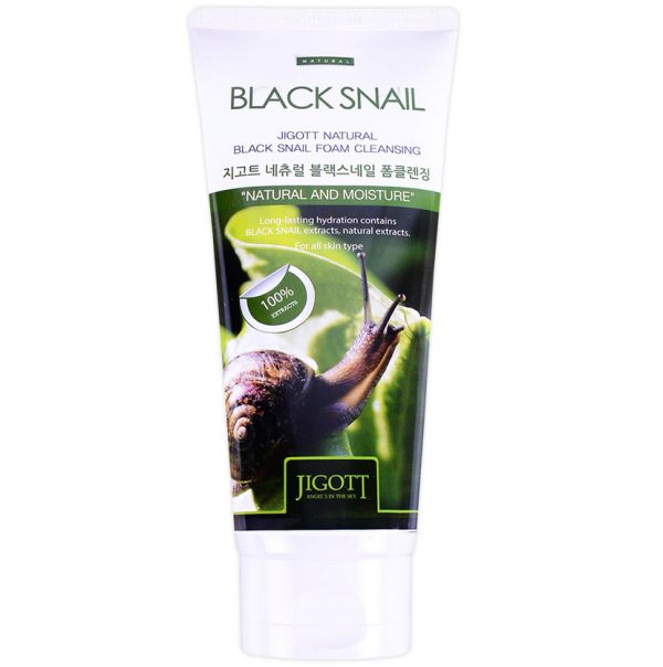 Natural BLACK SNAIL Foam Cleansing Jigott 180 ml